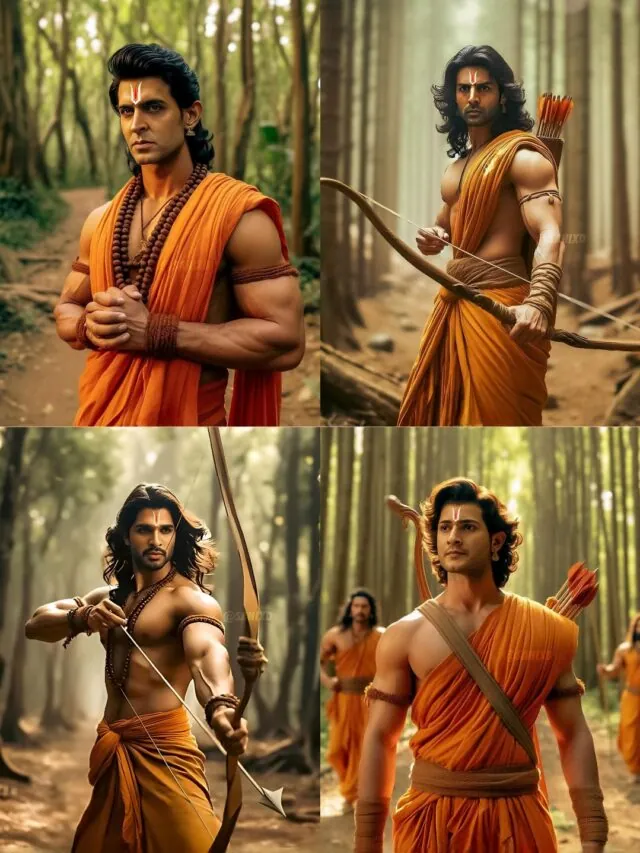 See how Bollywood and South Indian Stars look as Lord Ram